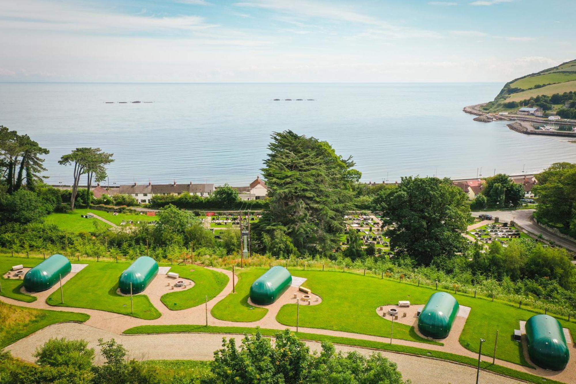 Glenarm Castle Ocean View Pods Hotell Eksteriør bilde